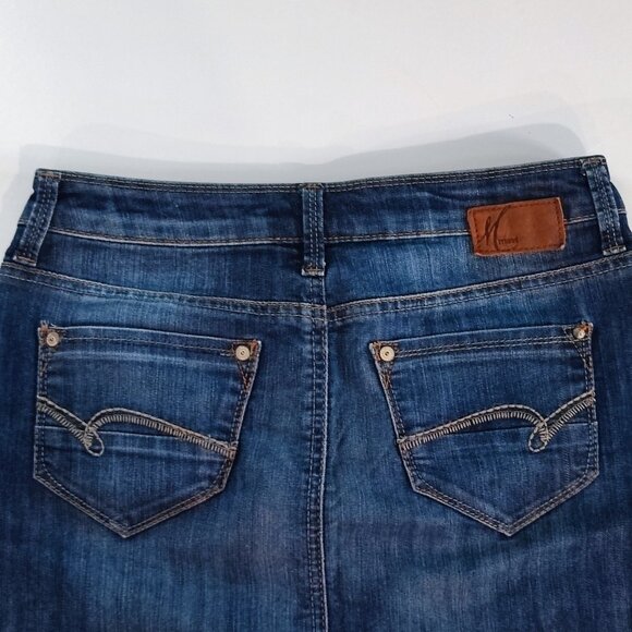 Mavi jean midi skirt denim blue women's size S - Picture 4 of 12
